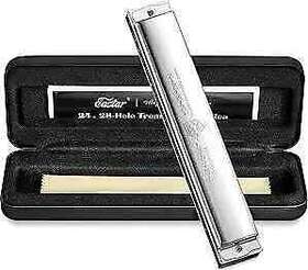 Eb063 Eastar Easter Admiral Competition 24 Hole Harmonica-c