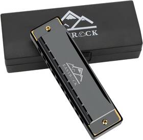 Eastrock 313099348381 Blues Harmonica Mouth Organ 10 Hole C Key With Case Diatonic