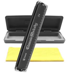 Eastygold 331807698284 Harmonica Mouth Organ Senior Performance Armonica Harp Key Of C 24 Holes Poly