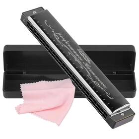 Eastygold 982751338288 Harmonica Professional Harp Armonica Key Of C 24 Hole Polyphony Diatonic Mout