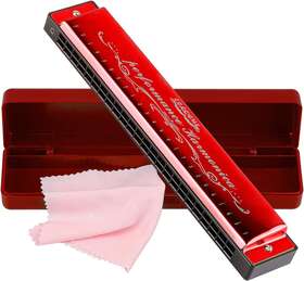 Yjs00050 Eastygold Harmonica Mouthorgan Harp Armonica 24 Hole Polyphony Diatonic Mouth Organ Key Of