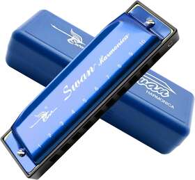 Yjs00056 Eastygold Harmonica Armonica Mouth Organ Blues Key Of C 10 Hole 20 Tone Polyphon