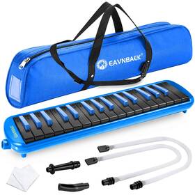 Eavnbaek 739538819456 32 Keys Melodica Instrument Soprano Air Piano Keyboard Pianica With