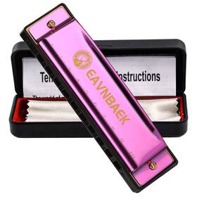 Eavnbaek 750219454407 10 Holes 20 Tones Blues Harp Mouth Organ Harmonica Diatonic