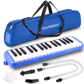 Eavnbaek 750219455206 32 Keys Melodica Instrument Soprano Air Piano Keyboard Pia
