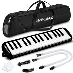 Eavnbaek 750219455220 32 Keys Melodica Instrument Soprano Air Piano Keyboard Pian