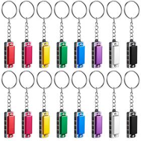 Nue-ecally-1381 Ecally 32 Pcs Mini Harmonica Keychain For Kids Operation Christmas Favors Portable W