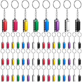 Nue-ecally-2017 Ecally 64 Pcs Mini Harmonica Keychain Operation Christmas Favors Portable Wind Instr