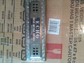 A-4520 Echo Diatonic Harmonica Bell Metal Reeds Key A Silver Body