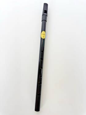 Feadog Fw36 Brass Black Tin Whistle Key Of D Penny Flute Irish Made