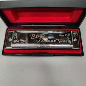 Fender 0990701001-combo-dlx Blues Deluxe Harmonica American Ace Key Of C With Carrying Cases Lot 2