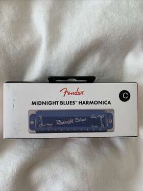 0990702101 Fender Midnight Blues Harmonica - New