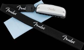 0990701201 Fender Hot Rod Deville Blues Junior 8-hole Diatonic Harmonica Key Of C With Cloth And Lanyard
