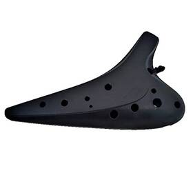 Focalink 032733538482 Bravura 12 Hole Ocarina Alto C Black Durable Plastic - Sweet Pot
