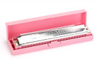Fr-pinkharmonica Foraineam 24 Holes Tremolo 688474274709