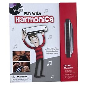 Fun With Harmonica Spice Box Kit Includes Lesson Book Cd Storage