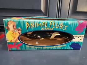 Funopolis 735160000064 Vintage Killer Whale Orca Ocarina Flute 1995