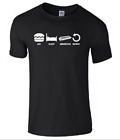 Gd01eshrbt Harmonica Tees Eat Sleep Repeat Tee Shirt