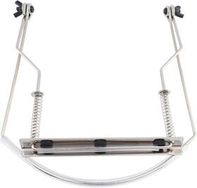 Zy07155298 Geesatis 10 Holes Harmonica Neck Stand Metal Hole Silver 1pack