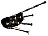 Gh-c99 Hakam Din Great Highland Bagpipe Limited Edition Black Shaded Cocobolo