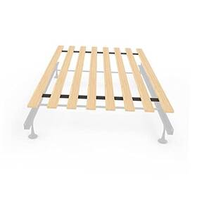 Greaton 617092940963 0.68-inch Vertical Wooden Bunkie Board/bed Slats Twin Xl Beige