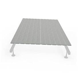 Greaton 617092941069 0.75-inch Vertical Wooden Bunkie Board/bed Slats Twin Grey