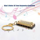 Gsu9011080516801tc Suzuki Mini Holes Tone Harmonica Keychain Key Of Golden
