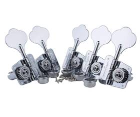Guyker G-tuner-055gk530chrome3r2l Bass Tuners 3r 2l - 1 20 Ratio Open Gear Tuning Key Pegs Machine H