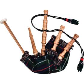 H Highland Redstone 734690133792 Mini Miniature Bagpipe Rosewood For Beginners Mackenzie