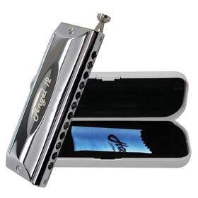 4334438665 Harmo Angel 12 Chromatic Harmonica Key Of Low C Tenor - Hole Mouth Organ Wit