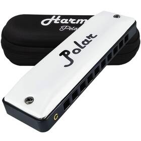 Harmo 700978500676 Diatonic Harmonica Key C - 10 Holes Blues Harp With Case Phosphor Bronze Reeds