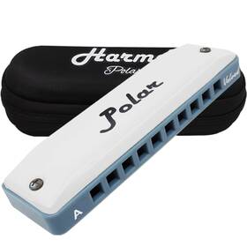 Harmo 700978501185 Polar Diatonic Harmonica Key Of A - Half-valved Design For Extended Ben