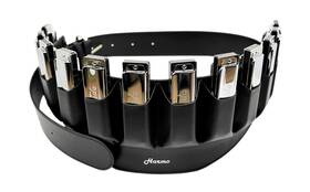 Harmo 700978501703 Professional Harmonica Belt 12-slot Capacity For Diatonic Harmonicas