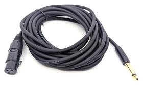 Cablexlrjack5m Harmo Xlr F To 1/4 Inch Jack Long 16ft Cable For Harmonica Microphone - Free Us Ship