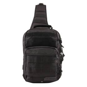 Hl-bp-13-bk Highland Tactical Eagle Sling Bag - Conceal Carry Black