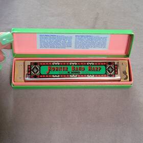 Hohner 004787 M. Band Harp No. Germany Excellent With Original Box