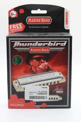 Hohner 009126626084 Marine Band Thunderbird X Low-d 10-hole Diatonic Harmonica