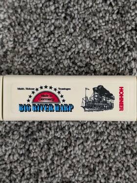 Hohner 009126633082 Brand New Big River 20 Reed Harmonica Diatonic Harp Key Of D 590/20
