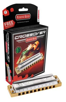 M2009bx-f Hohner 048667325487 Band Crossover Harmonica Key Of F