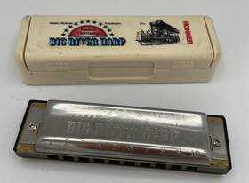 Hohner 400912601584 590 Big River Harp Harmonica - Key Of C Made In Germany With Case