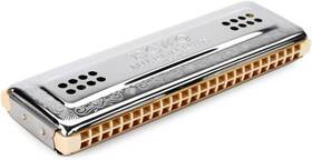 56-cg Hohner 445034450453 Echo Harp 2x48 C And G Keys Tuned Tremolo Harmonica With Double Lac