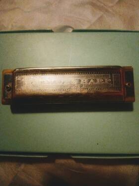 53220msc Hohner Ms C Blues Harp 532/20 10-key Instrument With Not Original Case