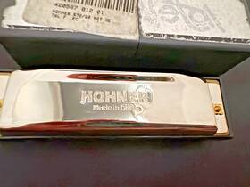 572-a Hohner Hot Metal Key A Harmonica With Original Box