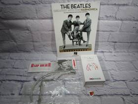 Hohner 592/ls Imagine John Lennon Signature Harmonica With Beatles Book Harp Holder