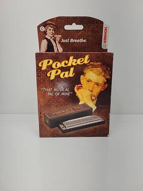Hohner 780932592088 Pocket Pal Harmonica New In Damaged Box Cosmetic Damage Only Sealed