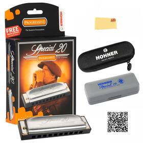 Hohner 840262242592 Progressive Series 560 Special 20 Harmonica G
