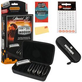 Hohner 840262242707 Special 20 Harmonica - Keys Of G A C D E With Zip Pouch Hohner 840262242707 Special 20 Harmonica - Keys Of G A C D E With Zip Pouch
