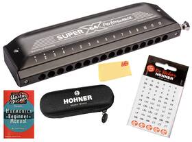Hohner 840262242769 Super 64x Harmonica - Key Of C With Stickers