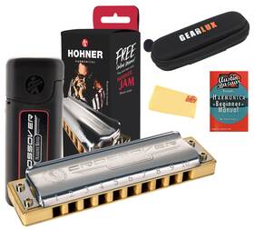 Hohner 840262244985 Marine Band Crossover Harmonica - Key Of C With Zip Pouch