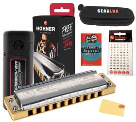 Hohner 840262245012 Marine Band Crossover Harmonica - Key Of C With Stickers